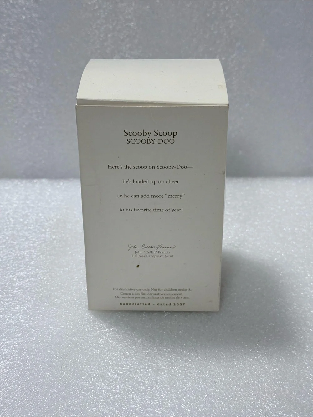 Hallmark Keepsake Scooby Doo Scooby Scoop ornament 2007